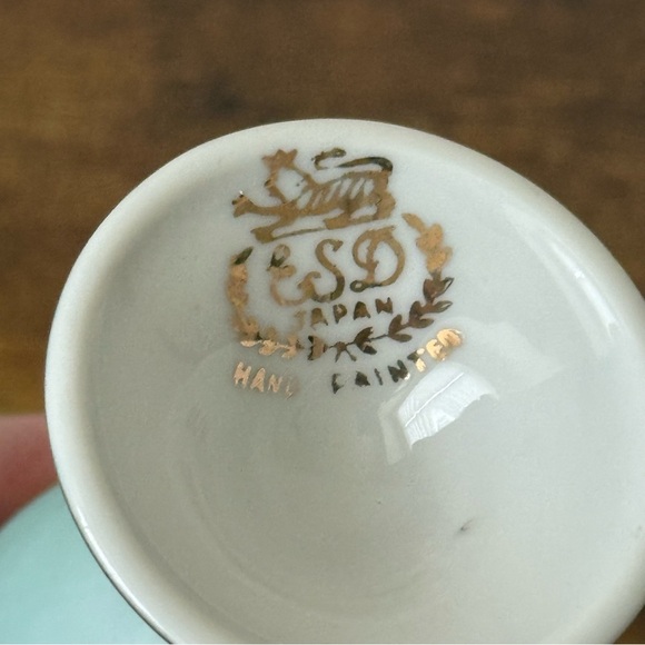 Vintage ESD Porcelain Demitasse Cup Rococo Style - Picture 7 of 8